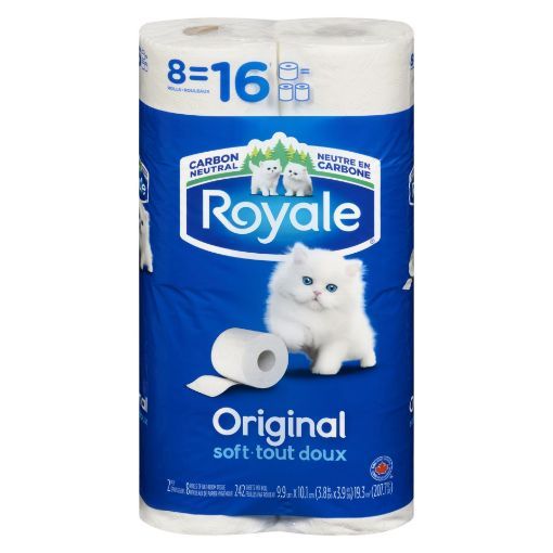 Picture of ROYALE ORIGINAL BATHROOM TISSUE - DOUBLE ROLL 8S